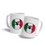 Tazza Italia dall'alto